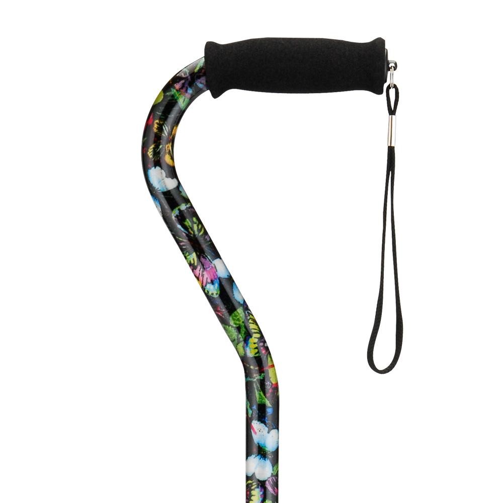 Offset Designer Cane with Strap - Image 25
